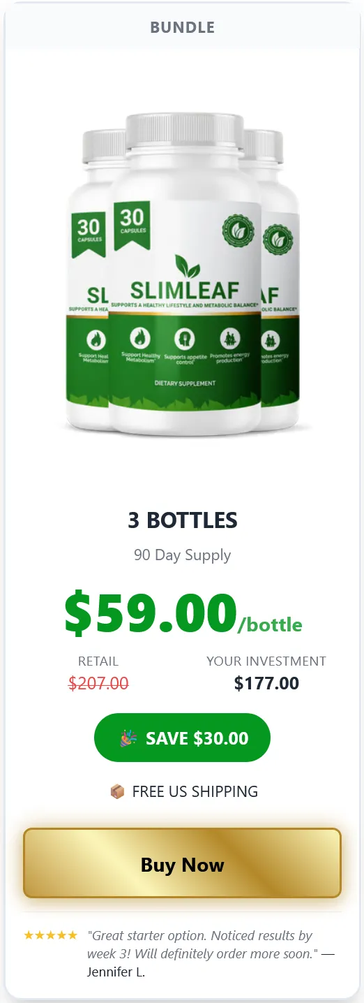 SlimLeaf 3 bottle price